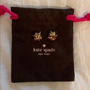 Kate Spade Christmas bow earrings